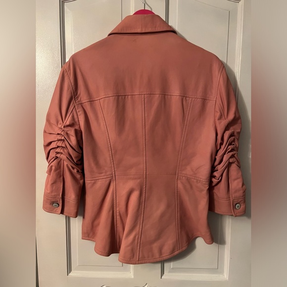 Cinq a sept leather jacket - Picture 3 of 3